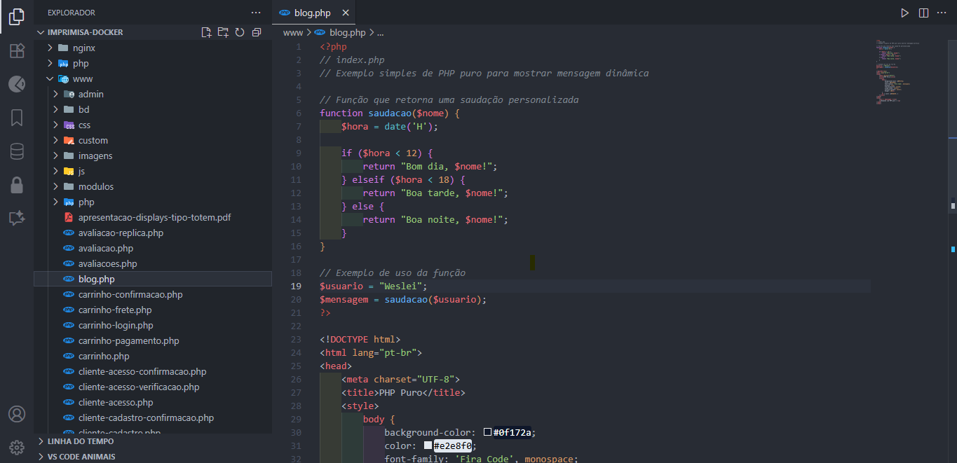 Por que ainda uso PHP puro em alguns projetos
